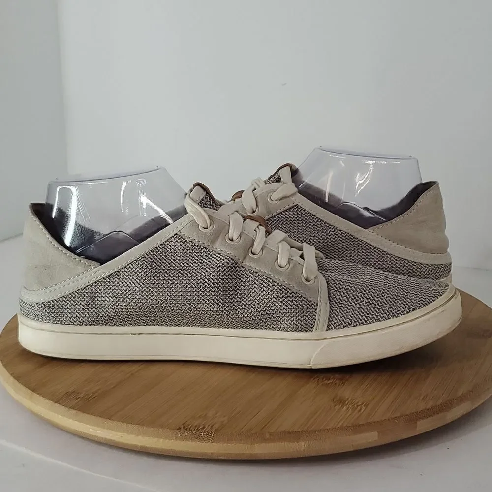 OLUKAI Pehuea Li Women's Slip On Sneakers Drop-in Heel Tapa Size 10